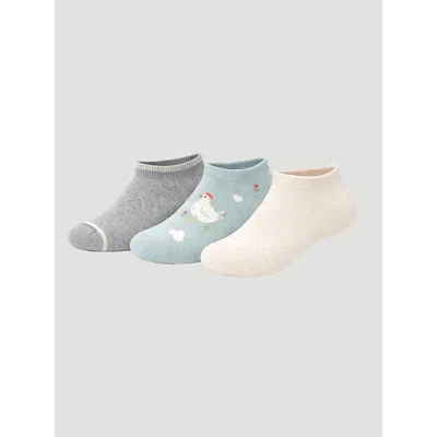 Wrangler Women's Workwear Novelty Low Cut Sock (3-pack) In Farm Life In Multi