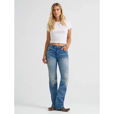 Wrangler Women's Wrancher Jean In Driftwood Dusk In Blue