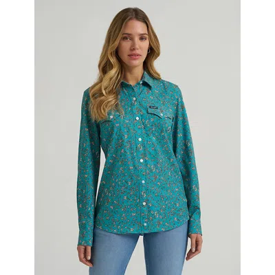 Wrangler Women's  Aria Performance Shirt In Green