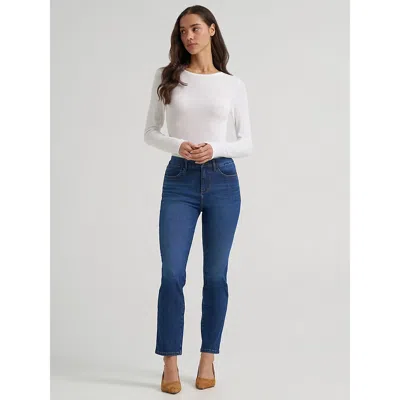 Wrangler Women's  Bespoke Slim Straight Jean In Halle In Blue