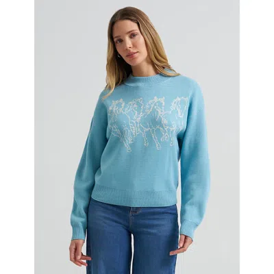 Wrangler Women's  Canyon Sweater In Blue