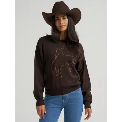 Wrangler Women's  Canyon Sweater In Brown In Multi