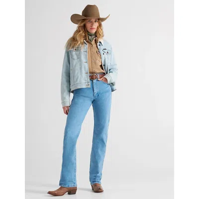 Wrangler Women's ® Cowboy Cut® Slim Fit Jean In Antique Wash In Blue