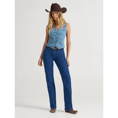 Wrangler Women's ® Cowboy Cut® Slim Fit Jean In Prewash Indigo In Blue