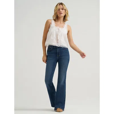 Wrangler Women's ® Fierce Flare Jean In Brockton In Blue