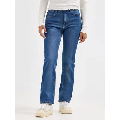Wrangler Women's ® High Rise True Straight Leg Jean In Hudson In Blue