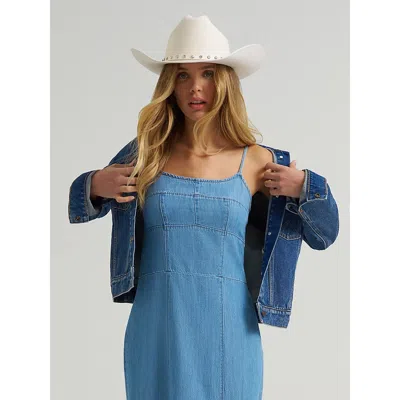 Wrangler Women's  Iconic Western Denim Jacket In Dark Denim