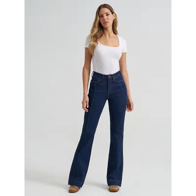 Wrangler Women's  Retro® Bailey High Rise Pintuck Trouser Jean In Sariah In Blue