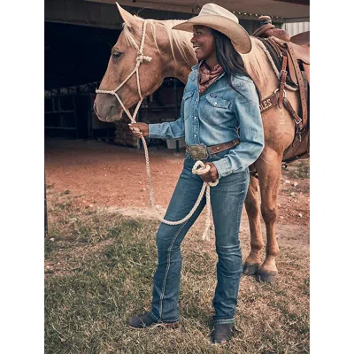 Wrangler Women's  Retro® Mae Mid Rise Bootcut Jean In Ms Wash