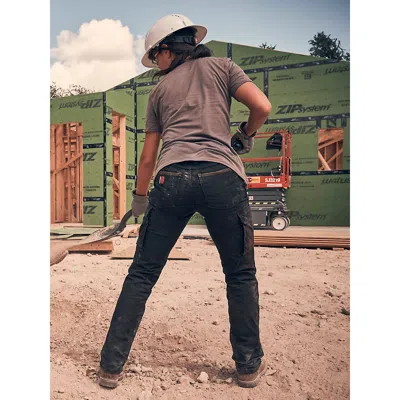 Wrangler Women's ® Riggs Workwear® Ripstop Ranger Slim Cargo Pant In Black
