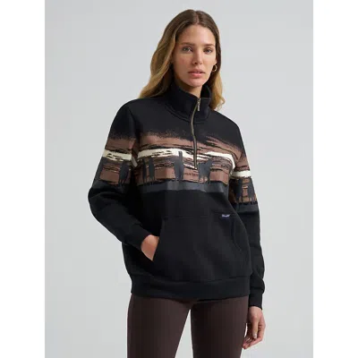 Wrangler Women's  Wild West Pullover In Black