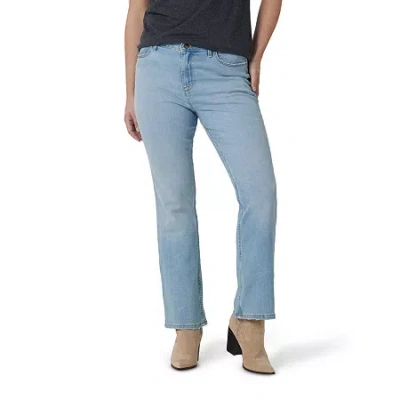 Wrangler Womens Stretch High Rise Bootcut Jean In Blue