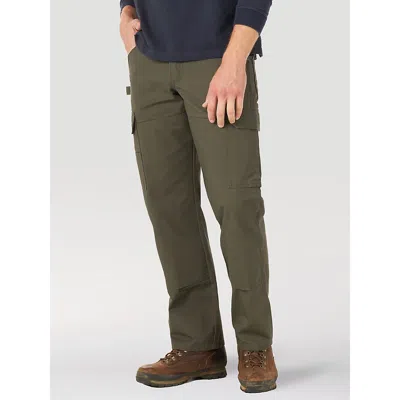 Wrangler Workwear Cargo Pant In Loden In Green