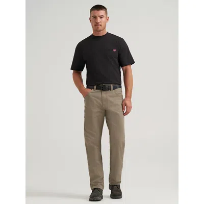 Wrangler Workwear Surveyor Pant In Dark Khaki In Brown