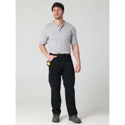 Wrangler Workwear Twill Cargo Pant In Jet Black