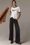Wrangler World Wide High-rise Wide-leg Jeans In Black