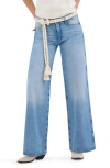 Wrangler World Wide High Waist Wide Leg Jeans In Rocky Wash