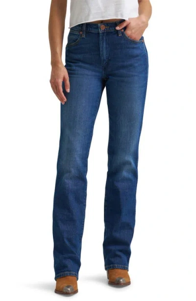 Wrangler Wrancher Bootcut Jeans In Tierra Tinge