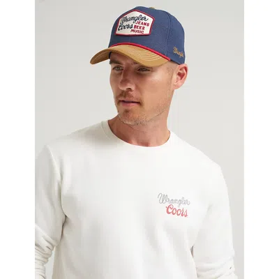 Wrangler X Coors Canvas Cap In Dark Blue