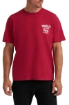 Wrangler X Coors® Embroidered Logo T-shirt In Red