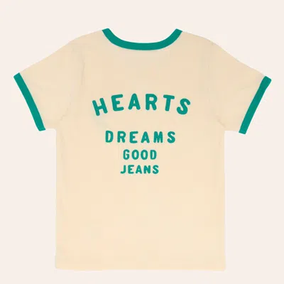 Wrangler X Lainey Wilson Girls' Cream & Green Good Jeans Graphic T-shirt In Neutral