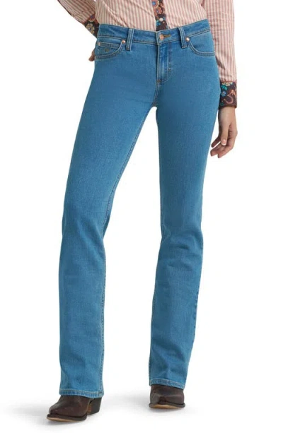 Wrangler X Lainey Wilson Mae Embellished Bootcut Jeans In Blue