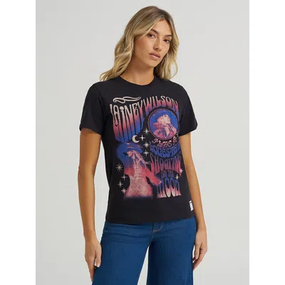 Wrangler X Lainey Wilson Moon Reg Fit Tee In Black