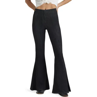 Wrangler X Lainey Wilson Pull-on Bell Bottom Jeans In Black