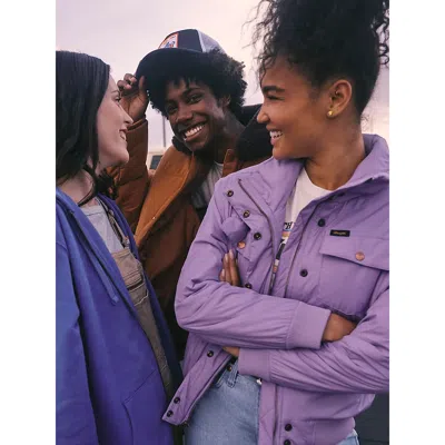 Wrangler X Stranger Things Erica Jacket In Violet Voltage In Purple