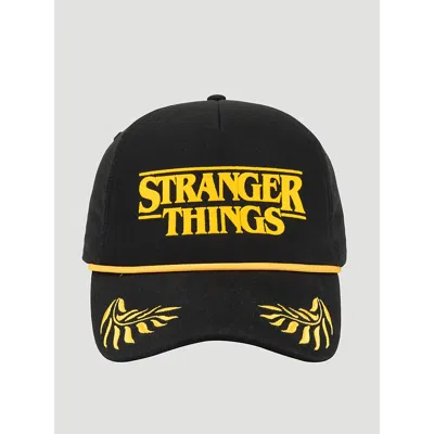 Wrangler X Stranger Things Flocked Cap In Black