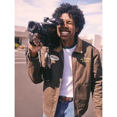 Wrangler X Stranger Things Murray Jacket In Dark Brown