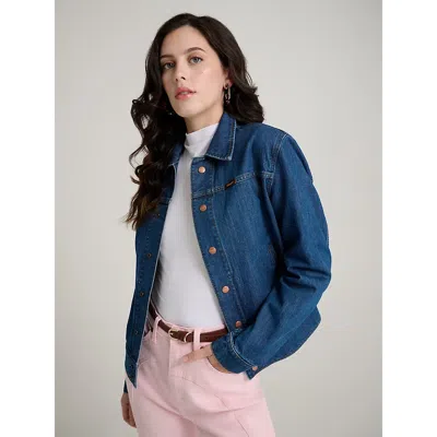 Wrangler X Stranger Things Nancy Jacket In Classic Blue