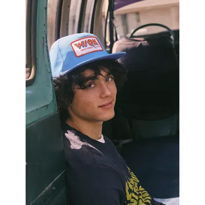 Wrangler X Stranger Things Squawk Cap In Blue