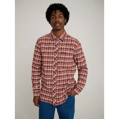 Wrangler X Stranger Things Will Shirt In Fired Brick In Red