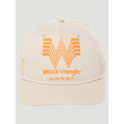 Wrangler X Whataburger Heritage Trucker Hat In Marshmallow In Multi