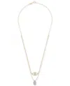 Wrapped Diamond Evil Eye & Hamsa Hand Layered Pendant Necklace (1/6 Ct. T.w.) In 10k Gold, 17" + 1" Extender In Gold