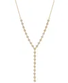 Wrapped In Love Diamond Bezel 17-1/4" Lariat Necklace (1 Ct. T.w.) In 14k Gold, Exclusively At Macy's In Gold