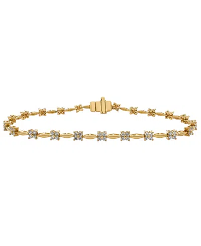 Wrapped In Love Diamond Bracelet (1 Ct. T.w.) In 14k Yellow Gold