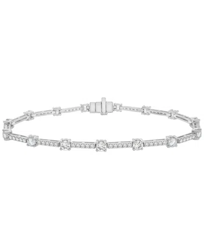 Wrapped In Love Diamond Bracelet (3 Ct. T.w.) In 14k White Gold, Macy's Exclusive