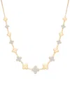 Wrapped In Love Diamond Clover Necklace (1/2 Ct. T.w.) In 14k Yellow Gold In Gold