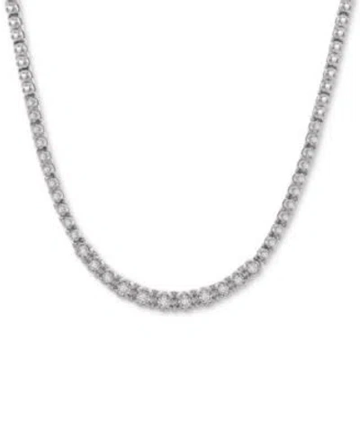 Wrapped In Love Diamond Graduated 17 22 Statement Necklace Collection 1 2 Ct. T.w. In Sterling Silver Macys Exclusiv In Metallic