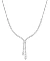 Wrapped In Love Diamond Lariat Necklace (2 Ct. T.w.) In 14k White Gold, 16-3/4" + 2" Extender, Exclusively At Macy's In Gold