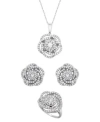 Wrapped In Love Diamond Love Knot Jewelry Collection In 14k White Gold Created For Macys In White Gold
