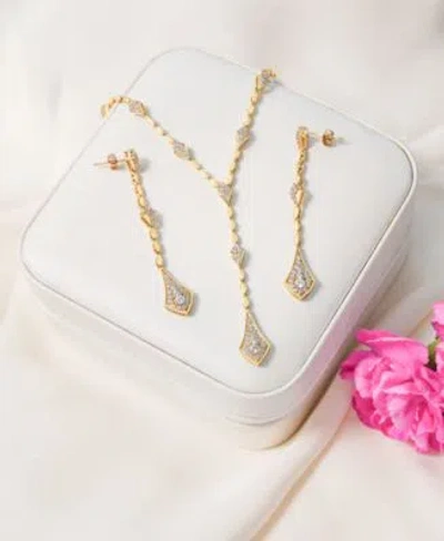 Wrapped In Love Diamond Multi Cluster Lariat Necklace Earrings Collection In 14k Gold Or 14k White Gold Created For 