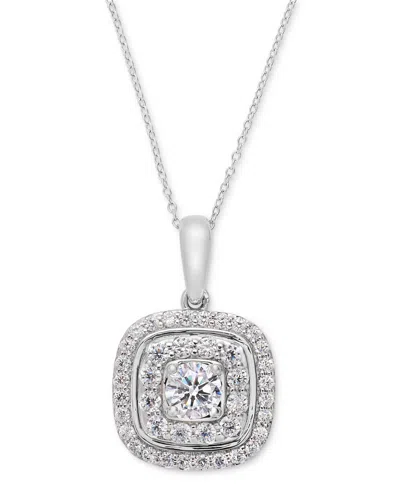 Wrapped In Love Diamond Pendant Necklace (1 Ct. T.w.) In 14k White Gold, 18" + 2" Extender, Exclusively At Macy's