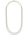 Wrapped In Love Diamond Two Layer 17" Tennis Necklace (5 Ct. T.w.) In 10k White Gold Or 10k Yellow Gold, Created For In Yellow Gold