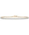 Wrapped In Love Diamond Zigzag Cluster Link Bracelet (3/4 Ct. T.w.) In 10k Gold, Created For Macy's In Yellow Gold