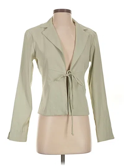 Pre-owned Wrapper Blazer Jacket In Green