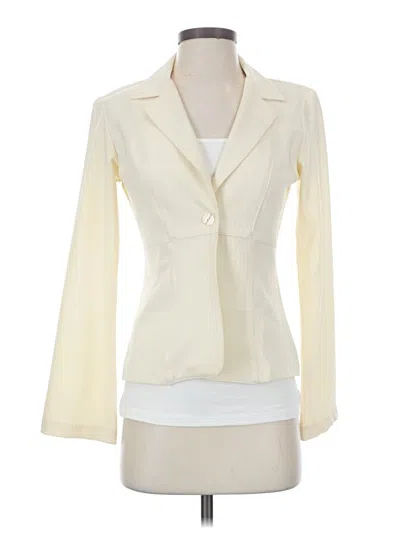 Pre-owned Wrapper Blazer Jacket In Ivory