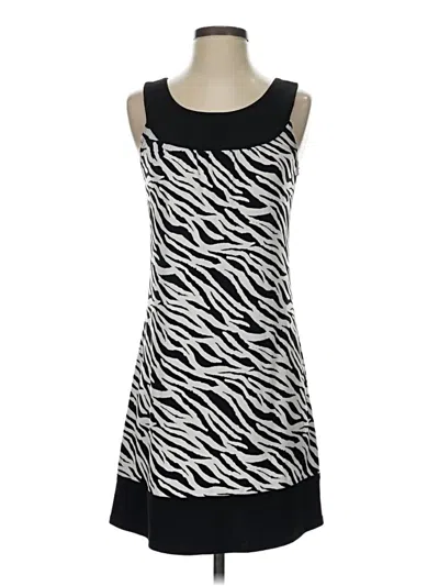 Pre-owned Wrapper Casual Dress In Black
